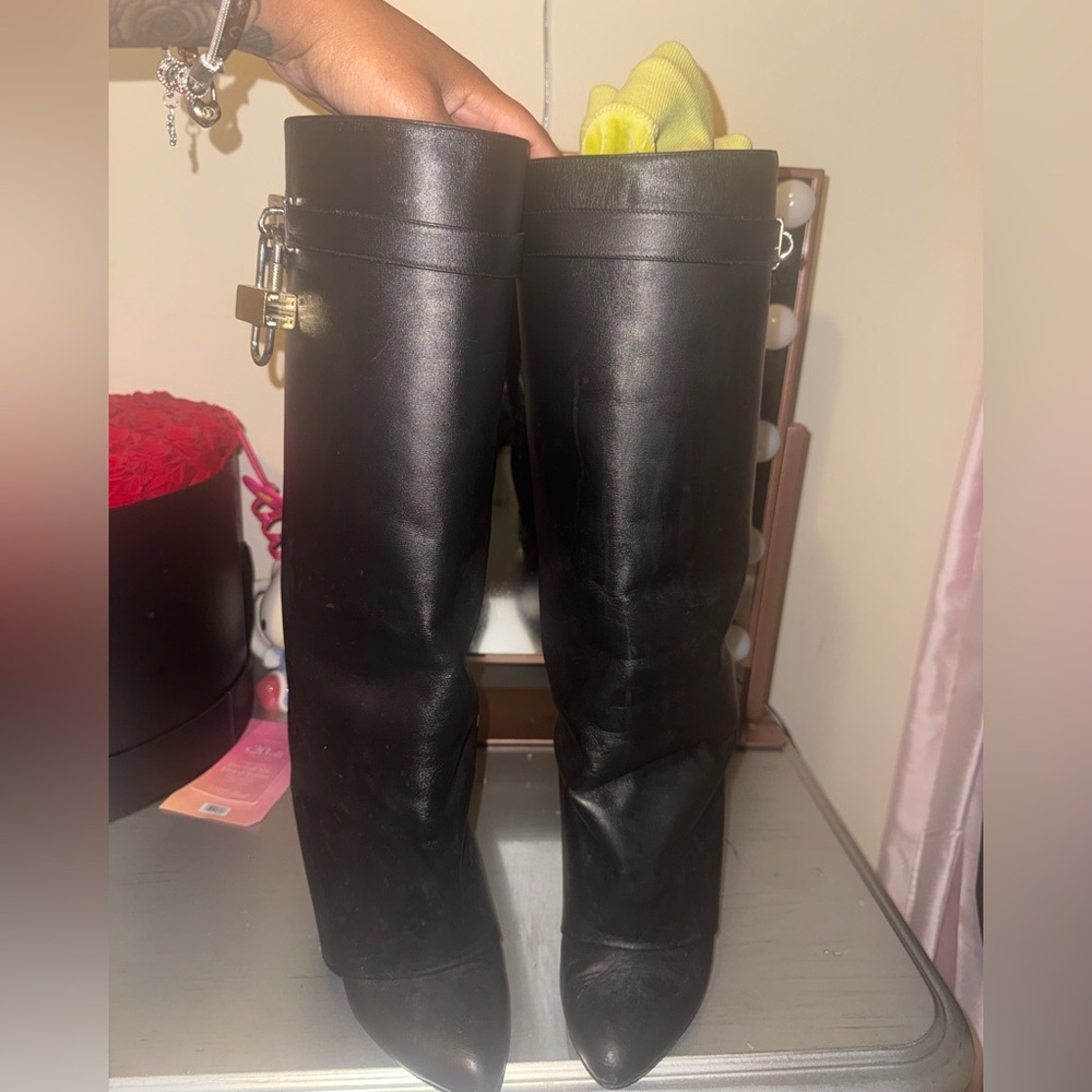 Givenchy shark lock boots